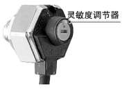 配備靈敏度調(diào)節(jié)器(僅限反射型、帶動(dòng)作切換開關(guān)的透過型)